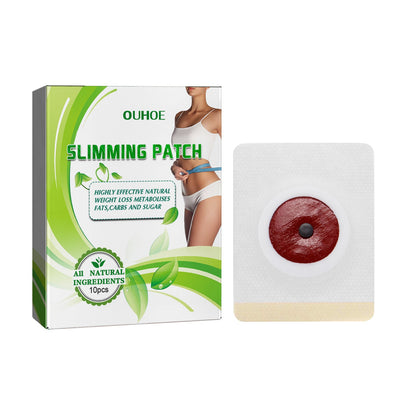 OUHOE Herbal Slimming Navel Patch Body Shaping Thigh Firming Slimming Belt with Magnetic Navel Patch