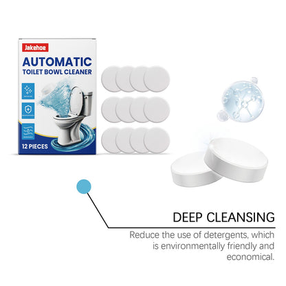 Jakehoe Toilet Cleaner Tablets Descaling and urine stain remover, toilet cleaner, deodorizing toilet decontamination effervescent tablets
