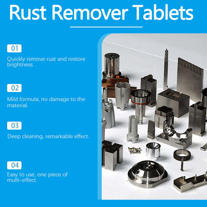 Jakehoe Rust Removal Cleaning Effervescent Tablets Multi-purpose decontamination, metal rust prevention, household cleaning effervescent tablets