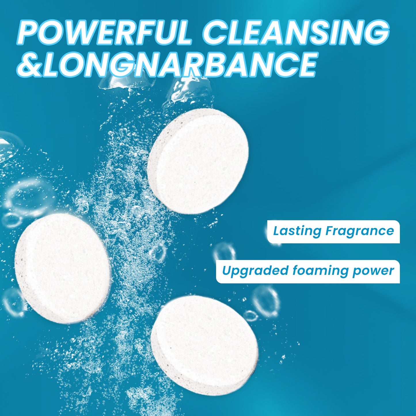 Jue-Fish Sink cleaning tablets Kitchen sink cleaning tablets for removing stains, grease, and unclogging pipes