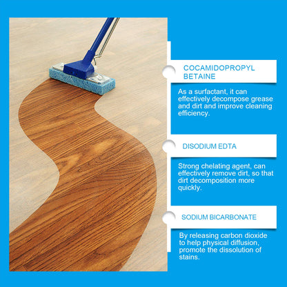 JUE FISH Floor Cleaning Effervescent Tablets Floor tile stain remover, descaler, brightener, polisher, cleaning effervescent tablets