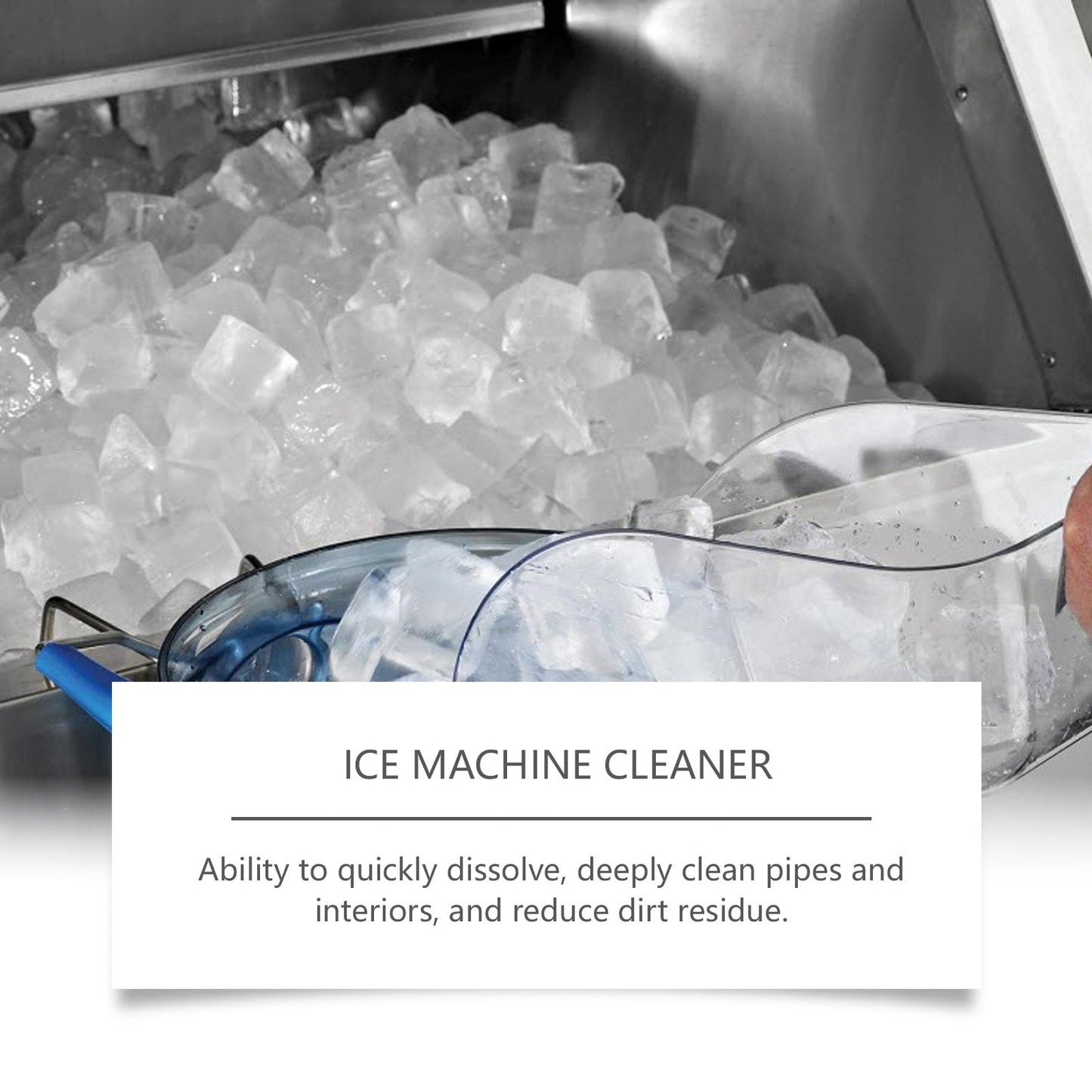 Jakehoe Ice Maker Cleaning Tablets Household Mild Cleaning, Descaling, Deodorizing, and Care Ice Maker Cleaning Tablets