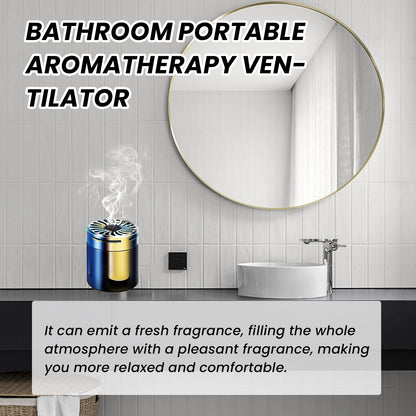 Jue-Fish Portable Bathroom Ventilation Aromatherapy Device Car-mounted aromatherapy deodorizing fragrance ornament for bathroom and bedroom