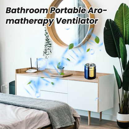 Jue-Fish Portable Bathroom Ventilation Aromatherapy Device Car-mounted aromatherapy deodorizing fragrance ornament for bathroom and bedroom