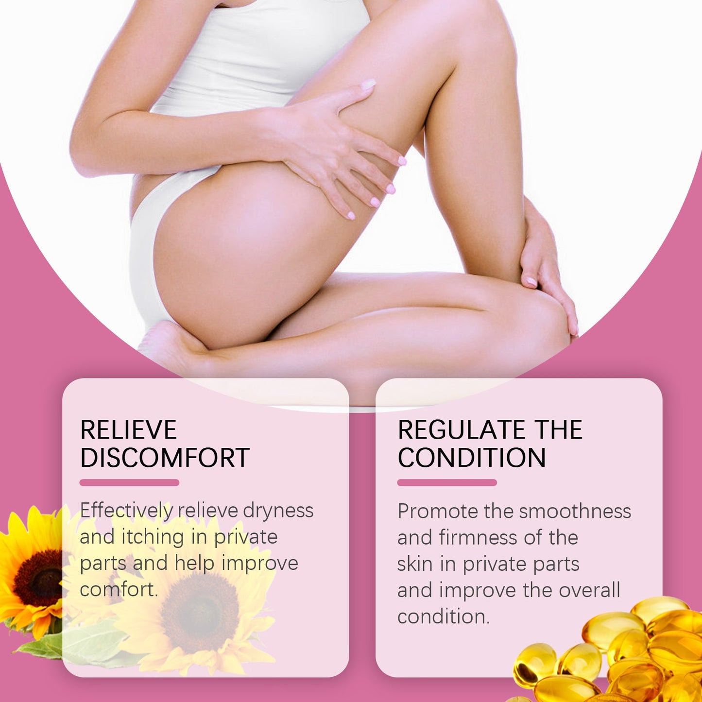 North Moon Women's Care Capsules Gentle nourishment for women's body skin, moisturizing and daily care