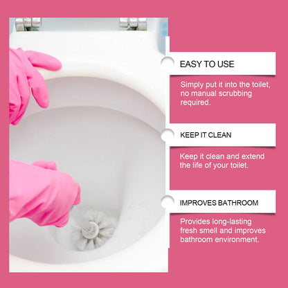 Jue-Fish Toilet cleaning effervescent tablets Household bathroom toilet odor removal, descaling, and cleaning