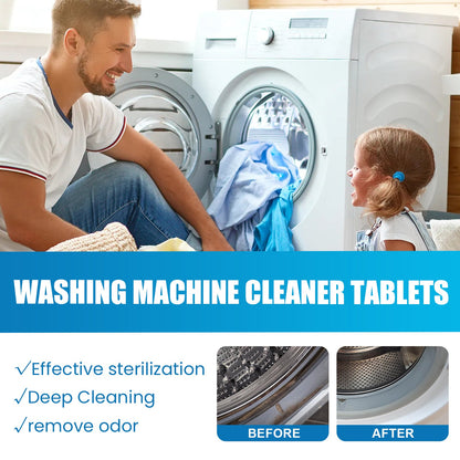 Jaysuing Washing machine deep cleaning tablets Drum-type washing machine water tank dirt cleaning and deodorizing cleaning tablets