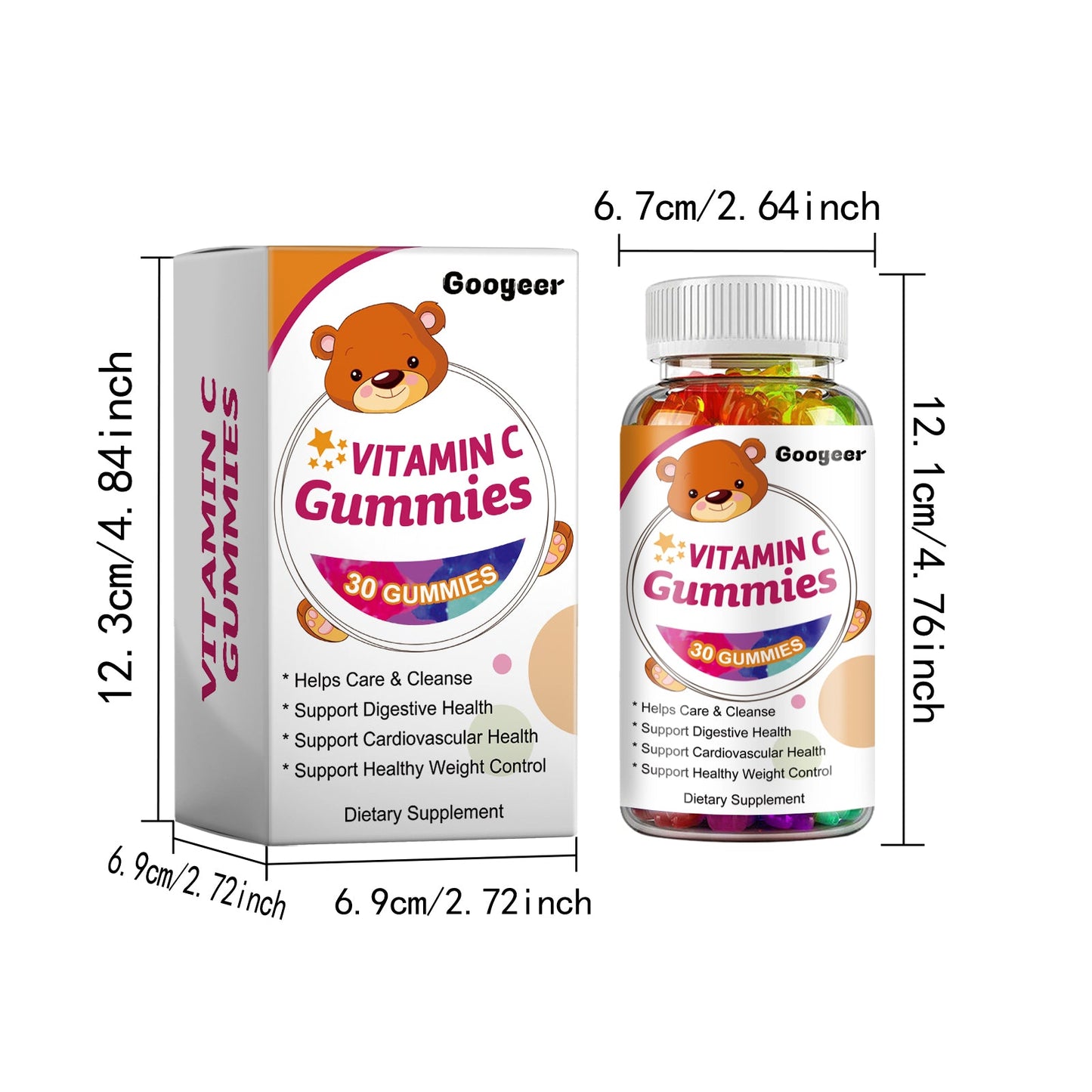 Googeer Ketogenic Fat Burning Gummies Vitamin C Gummy Body Treatment