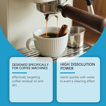 Jue Fish Coffee machine cleaning tablets Coffee machine stain removal filter cleaning tablets for household use