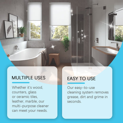 Jaysuing Multi-purpose cleaner Multi-purpose cleaning effervescent tablets, gentle cleaner for removing dirt, grease, and odors