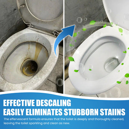 Jakehoe Toilet cleaning effervescent tablets Bathroom toilet cleaner for removing odors, urine stains, and dirt