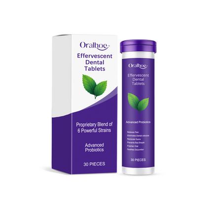 Oralhoe Fresh Breath Toothpaste Tablets Gentle gum protection dental tablets freshen breath, clean the mouth, and polish teeth
