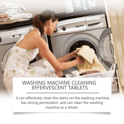 Jakehoe Washing machine cleaning tablets Laundry tub cleaning tablets for removing dirt, odors, and leaving a fresh scent