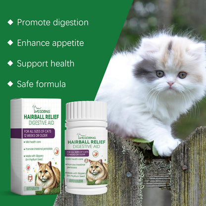 Yegbong Cat grass tablets Nourishing and health-preserving tablets rich in dietary fiber for cats and dogs