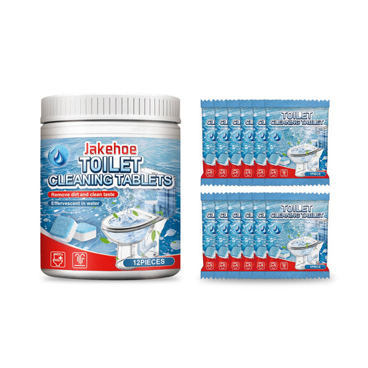 Jakehoe Toilet cleaning tablets（Barrel） Household Bathroom Toilet Deodorizing and Dirt-Removing Cleaning Tablets for Urine Stains