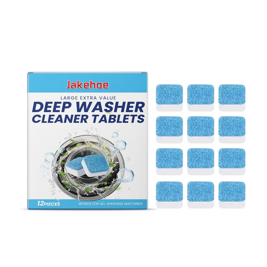 Jakehoe Washing machine cleaning tablets Cleaning, decontamination, odor removal, and fragrance-retaining roller cleaning tablets
