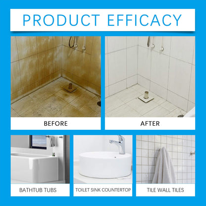 Jue-Fish Tile cleaning effervescent tablets Toilet and sink wall tile stain remover, descaler, and brightening cleaning tablets