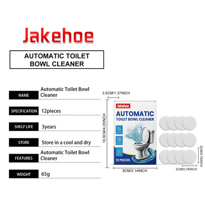 Jakehoe Toilet Cleaner Tablets Descaling and urine stain remover, toilet cleaner, deodorizing toilet decontamination effervescent tablets