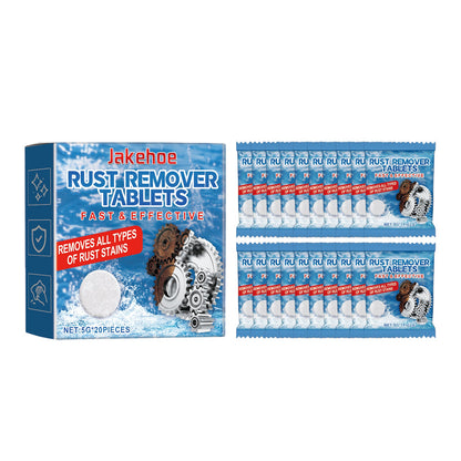 Jakehoe Rust Removal Cleaning Effervescent Tablets Multi-purpose decontamination, metal rust prevention, household cleaning effervescent tablets