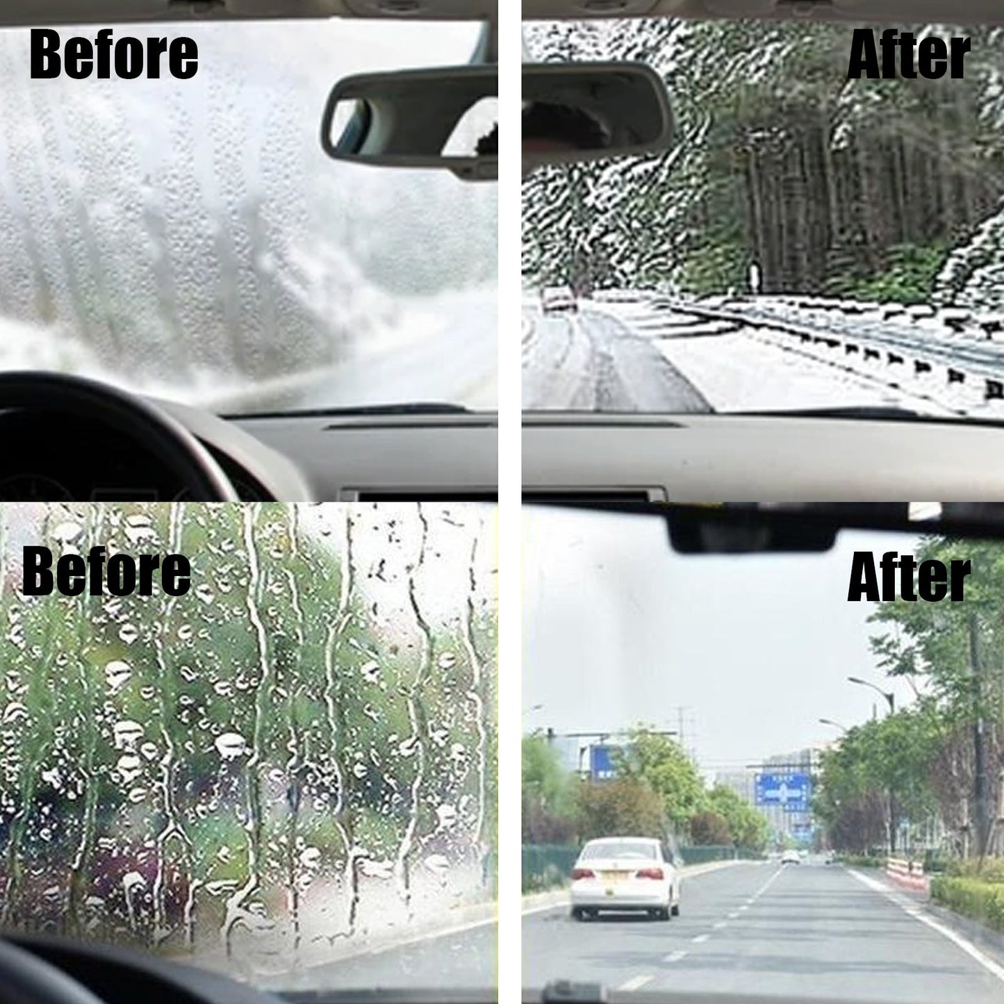 Homonth Windshield cleaning tablets Multifunctional cleaning agent for car glass renovation, decontamination, and anti-fog maintenance