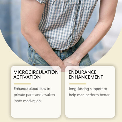 North Moon Men's Care Capsules Men's Gentle Herbal Care Capsules for Vitality Enhancement and Body Maintenance