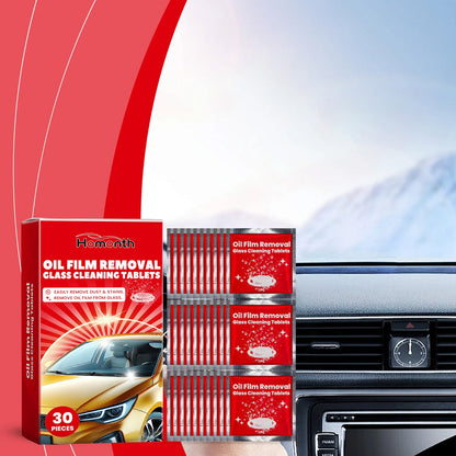 Homonth Car windshield washer fluid tablets Car window rainproof and waterproof anti-fog cleaning liquid tablets