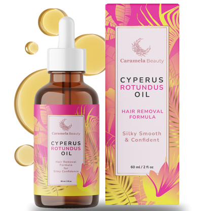 Caramela Beauty Cyperus Rotundus Oil for Natural Permanent Hair Reduction-Shop