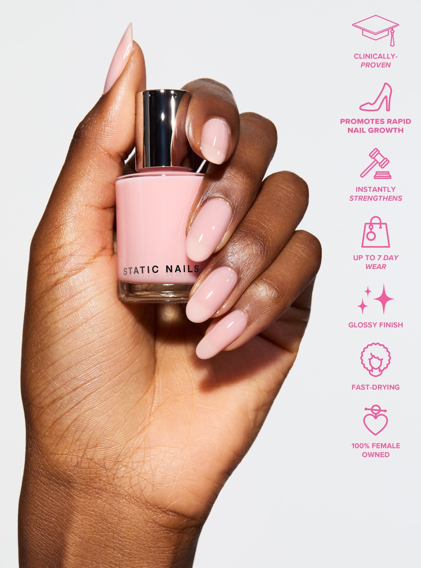 SIGNATURE PINK 5-IN-1 RAPID GROWTH NAIL TREATMENT