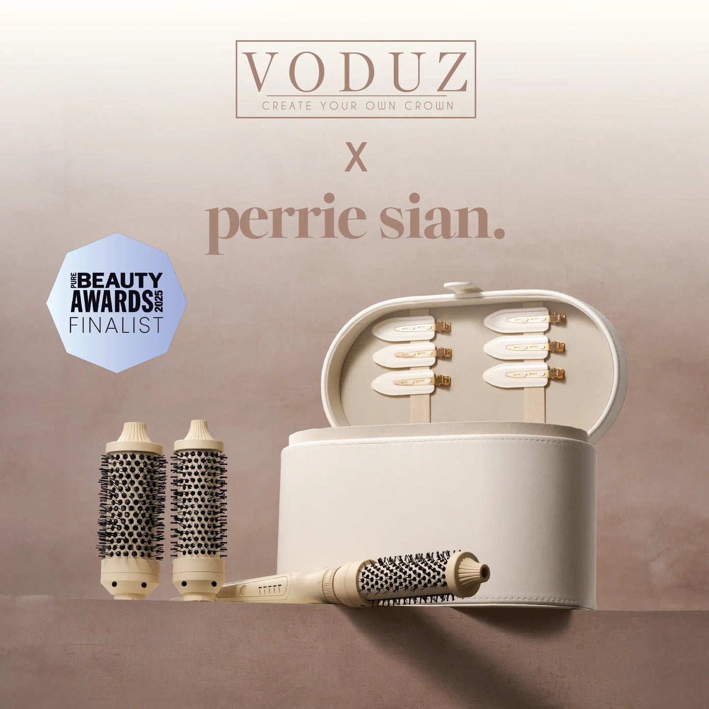 Voduz x Perrie Sian 3-IN-1 Hot Brush