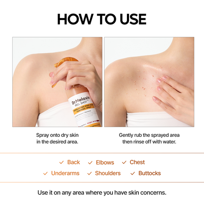 Peel Shot Keratin Care Kojic Acid Turmeric Spray-Shop