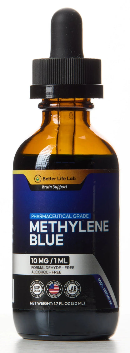 Pharma-Grade Methylene Blue Tincture Supplements – Enhance Focus, Memory & Cognitive Energy