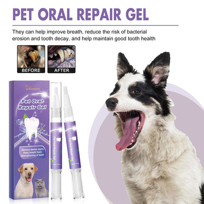 Yegbong Pet Oral Repair Gel（1pcs） Deep cleaning of dog and cat teeth, oral hygiene care