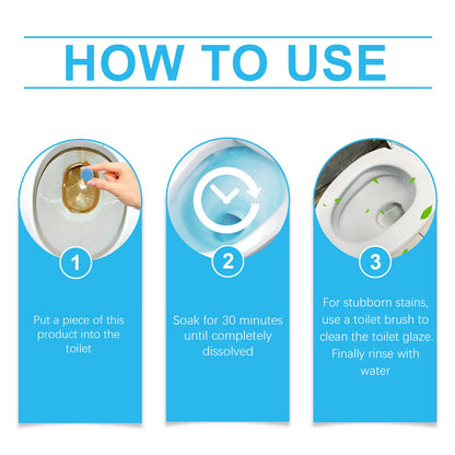 Jakehoe Toilet cleaning tablets Bathroom Toilet Deodorizer, Stain Remover, Descaler, Cleaning Bubble Tablets