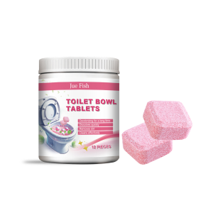 Jue-Fish Toilet cleaning effervescent tablets Household bathroom toilet odor removal, descaling, and cleaning