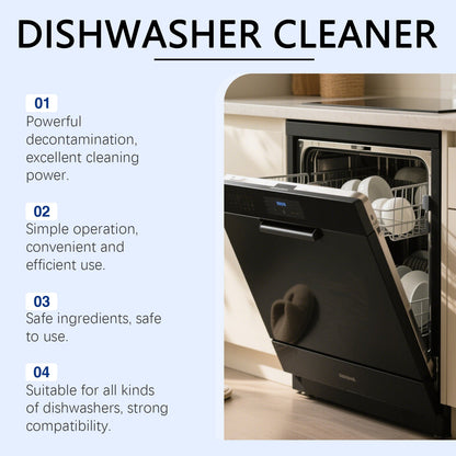 Jue Fish Dishwasher degreasing cleaning tablets Removes grease and reduces scale, keeps dishes clean, for household cleaning
