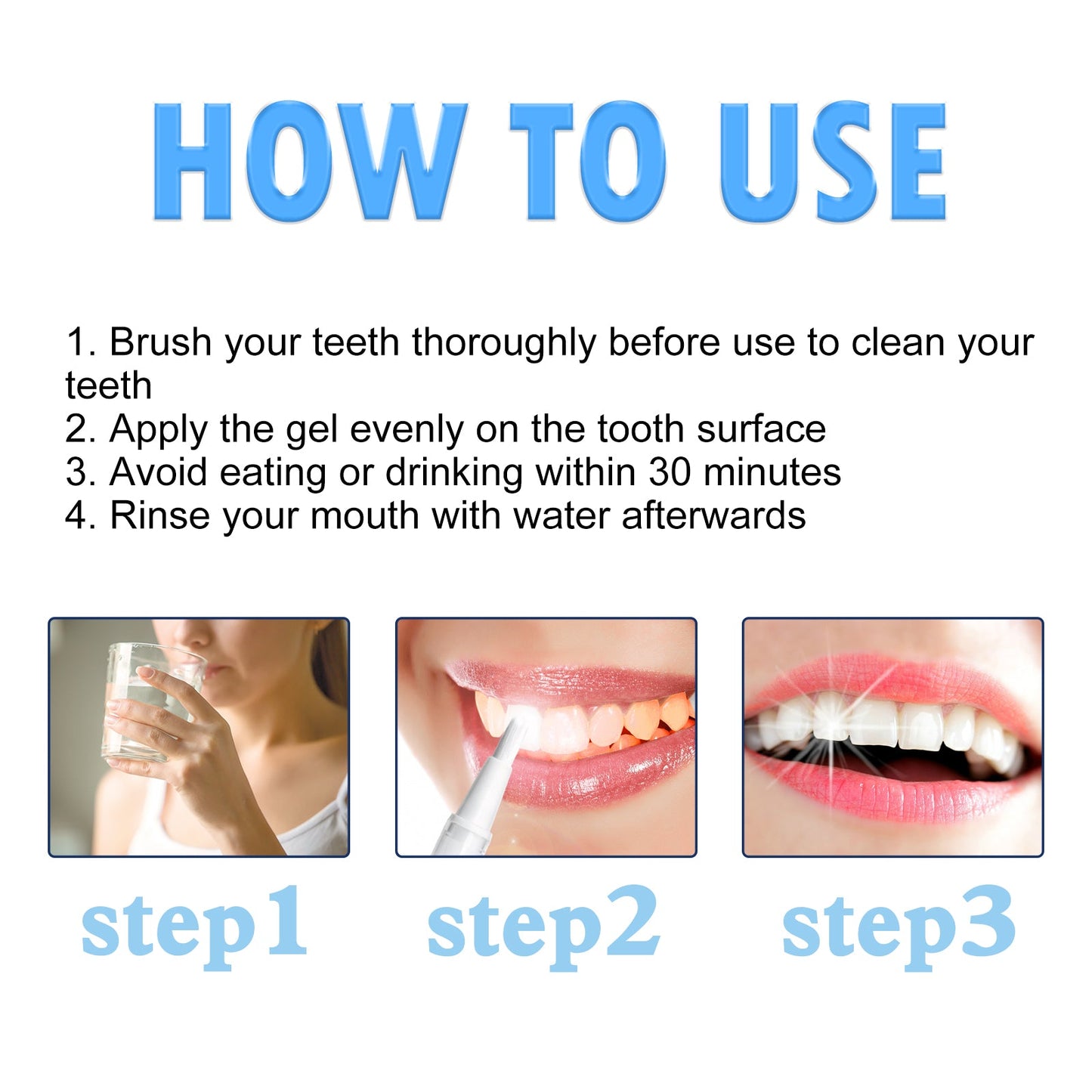 West&Month Teeth Whitening Repair Pen Oral Care Teeth Whitening Brightening Pen