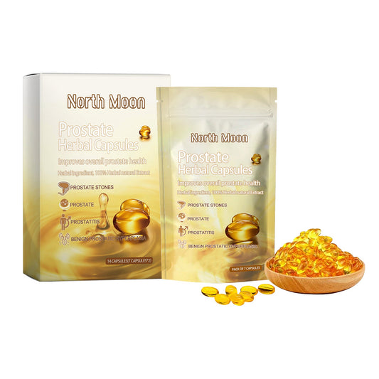 North Moon Men's Care Capsules Men's Gentle Herbal Care Capsules for Vitality Enhancement and Body Maintenance