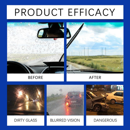 Homonth Car windshield cleaning effervescent tablets Removes stains and oil film, cleans windshield for a clear and bright finish