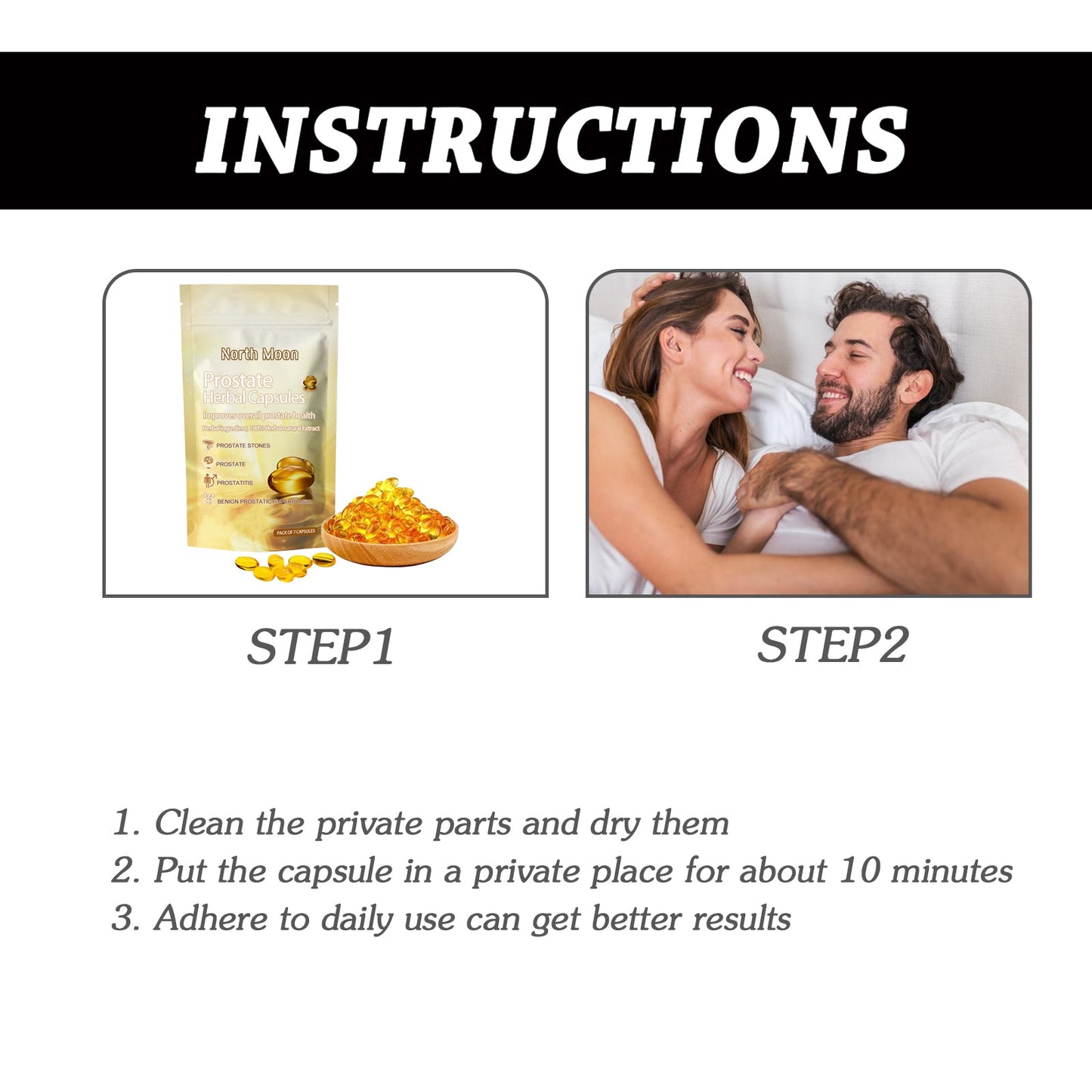 North Moon Qianliekang Capsules Sun-protective and kidney-warming body care capsules relieve male prostate discomfort