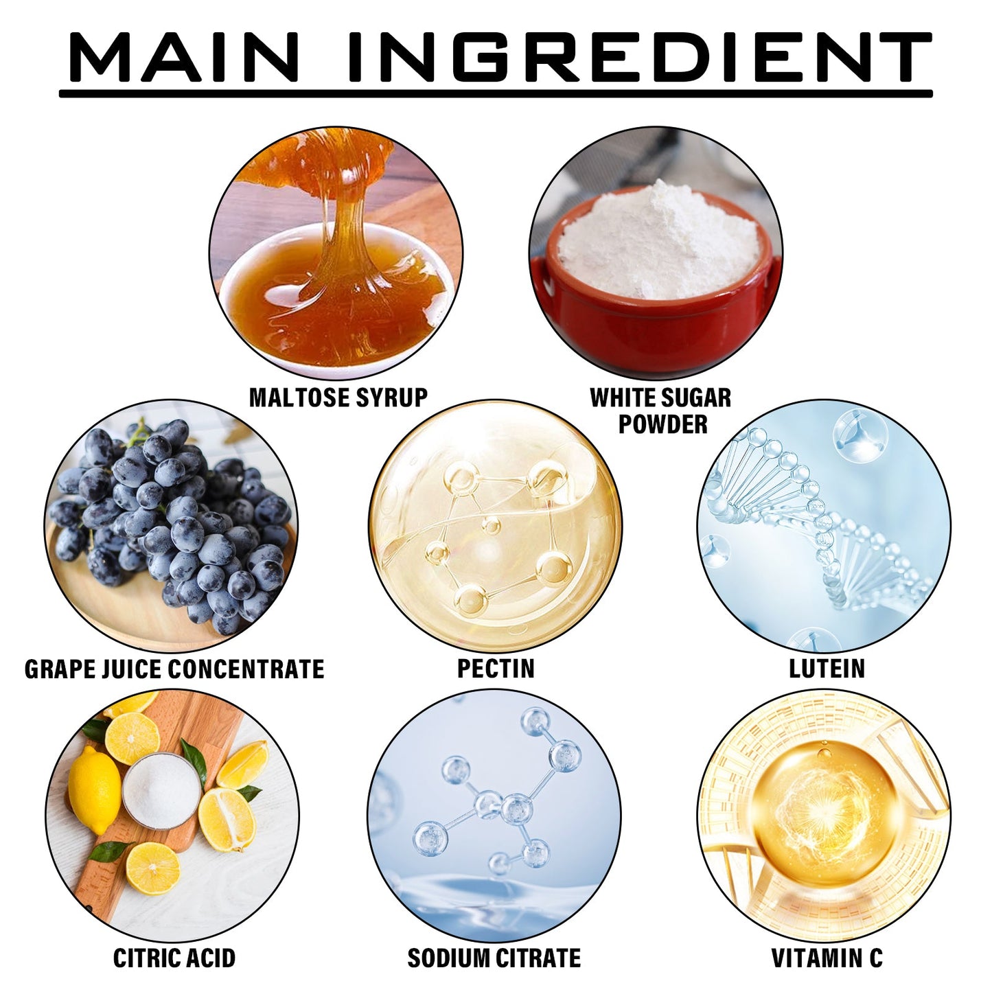 Googeer Melatonin gummies Vitamin C Gummy Body Supplement