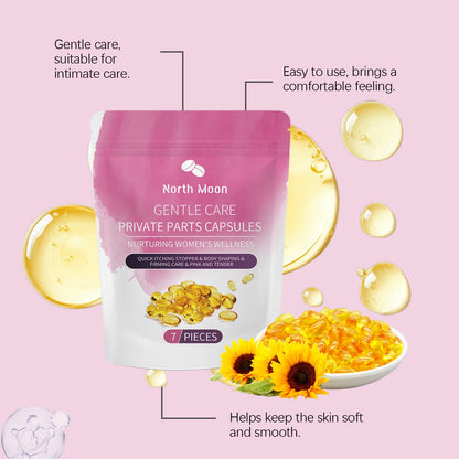 North Moon Women's Care Capsules Gentle nourishment for women's body skin, moisturizing and daily care