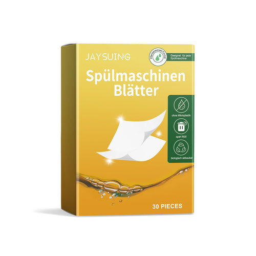 Jaysuing Dishwashing detergent tablets Kitchen utensil stain remover, oil remover, fresh and gentle dishwashing tablets