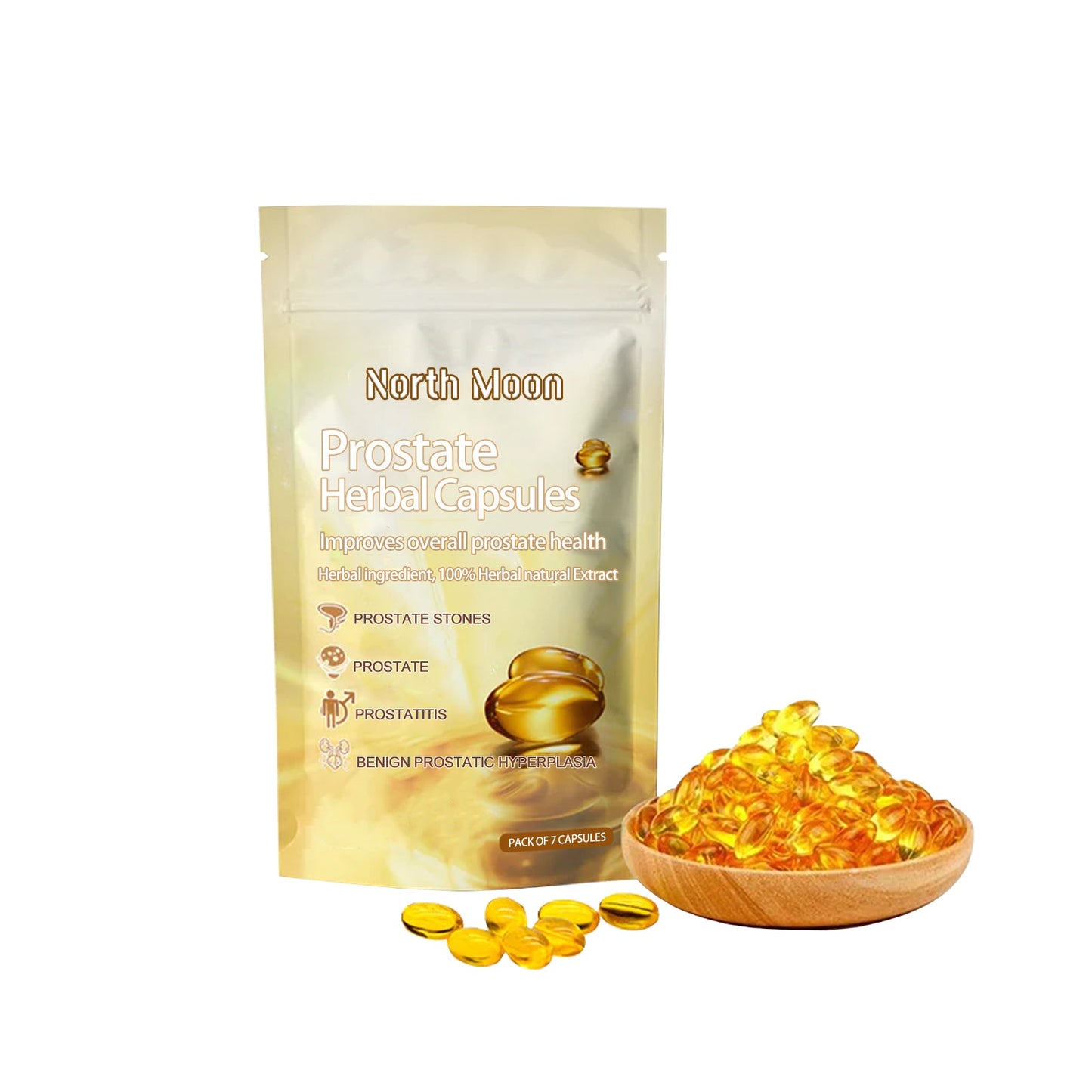 North Moon Qianliekang Capsules Sun-protective and kidney-warming body care capsules relieve male prostate discomfort