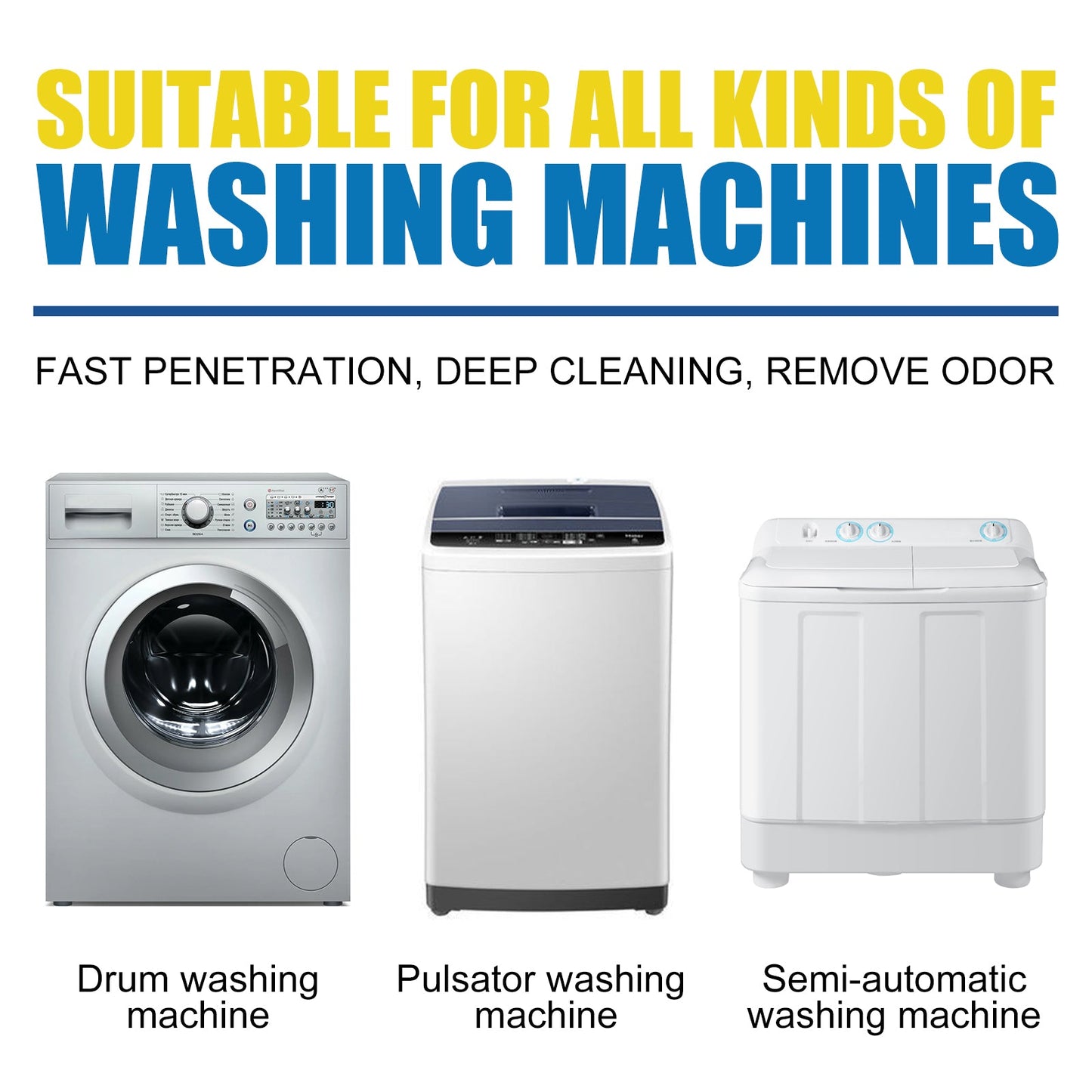 Jaysuing Washing machine deep cleaning tablets Drum-type washing machine water tank dirt cleaning and deodorizing cleaning tablets