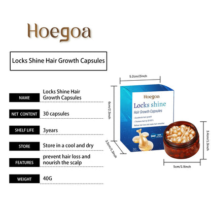 HOEGOA Hair Care Capsules Scalp Repair Essential Oil, Hair Smoothing Care Essence, No-Rinse Hair Care Capsules