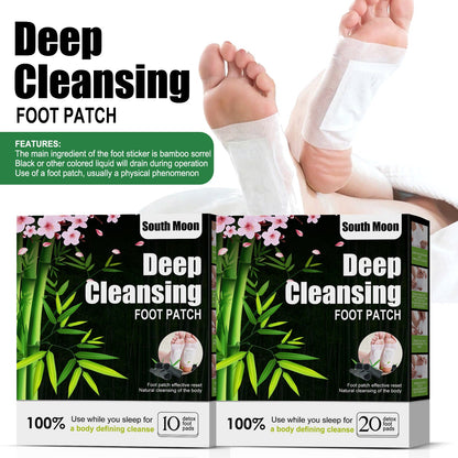 South Moon Natural herbal foot patches for dehumidification and foot massage Relieve physical stress, relax the body and mind, and aid sleep with foot patches