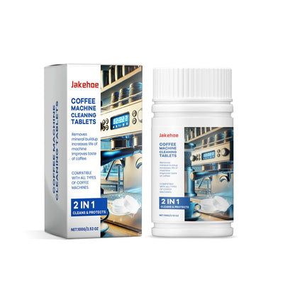 Jakehoe Coffee machine cleaning tablets Special cleaning tablets for coffee machines to remove stains, scale, and for maintenance and renovation
