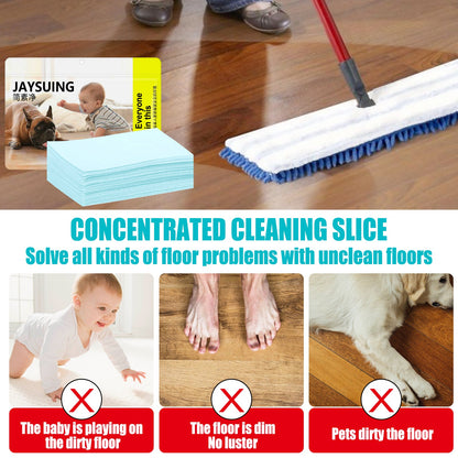 Jaysuing Multi-purpose floor cleaning tablets Instant stain and dirt remover with popular scents from Douyin and Kuaishou