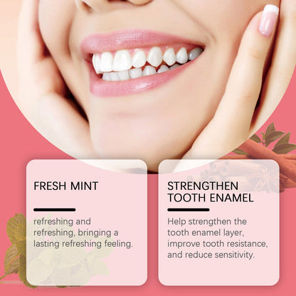 Oralhoe Cinnamon toothpaste tablets Gentle cleaning of dental stains, oral hygiene care, dental care toothpaste tablets