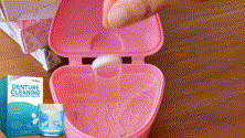 Oralhoe Denture cleaning effervescent tablets Gentle cleaning of denture stains, fresh and clean, daily portable effervescent tablets